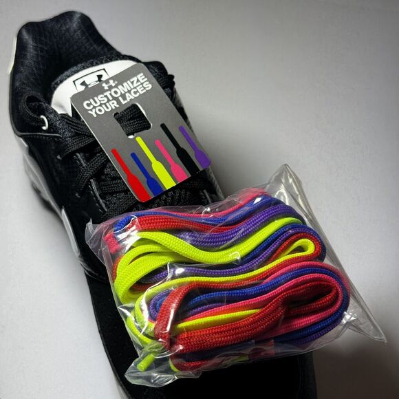 Under Armour Woman's Spine Glyde ST Baseball Metal Cleats Shoes Black Size 8 NIB - Picture 6 of 12